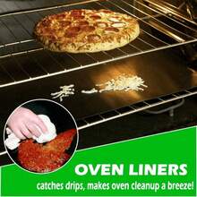 2/3/4/5pcs Durable Reusable Oven Liners, Suitable For Microwave, Anti-Spill Mats - Multicolor - View 8