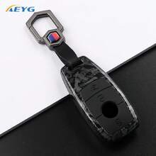 ABS Carbon Fiber Car Key Case Cover Shell For A C E S G Class GLC CLE CLA GLB GLS W177 W205 W213 W222 X167 AM G Fob - Mercedes-benz B - View 6