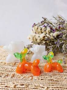 Bộ 2 khuôn silicon hình chó bóng bay lớn + nhỏ, khuôn nhựa epoxy hình cún con mini dễ thương tự làm, khuôn thạch cao trang trí nhà cửa/quà tặng, khuôn đúc thủ công mỹ nghệ, khuôn thạch cao trang trí nghệ thuật. - Khuôn silicon hình chú chó bóng bay cỡ lớn và nhỏ - Xem 5