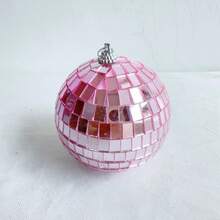 1 chiếc gương quả cầu thủy tinh Disco, thích hợp cho sân khấu, trưng bày bánh cưới, trang trí tiệc, DJ, câu lạc bộ, quán bar, trang trí lễ hội, lễ hội âm nhạc, đèn treo Disco khiêu vũ bằng tia laser - Nhiều màu - Xem 18