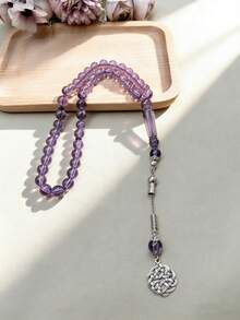 1条45颗10毫米串珠手链，日常祈祷念珠手链，斋月祈祷念珠，男女通用，适合（斋月、开斋节、宰牲节、节日礼物） - 彩色 - 查看 8