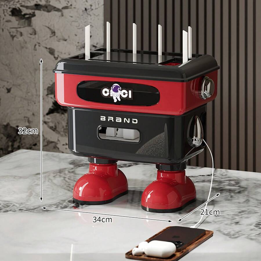 Media Storage - Combination Pack Red and Black - View 1