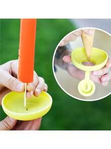 Silicone Ice Cream Pop Holder, Summer Ice Lolly Stand, Leak-Proof Cone Holder With Drip Cover, Portable Kids Ice Tray Mold With Storage Box, Convenient For Carrying Snacks - Dishwasher - Multicolor - View 9