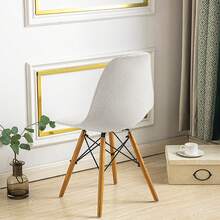 1/2/4/6 piezas Fundas de silla de terciopelo de maíz, fundas de cojín de respaldo elástico de una sola pieza, unicolor - multicolor - Ver 7