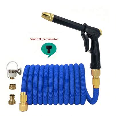 1 Set 3X Expandable Flexible Hose, High Pressure Burst-Proof Tap Water Hose, Portable Garden Expandable Water Pipe