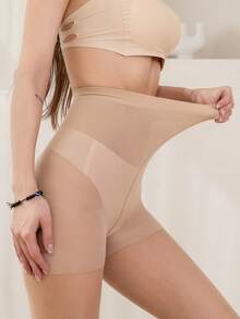 1 Pair 5D Ultra-Thin Sexy Pantyhose - Apricot - View 10