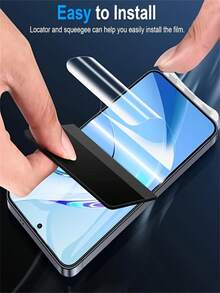 8 Pack Ultra HD Hydrogel Film Compatible With Samsung Galaxy S26 Ultra S25 Edge S24 S23 FE S22 Ultra S21 S20 Ultra Plus FE S10 S10+ S9 Note 20 Ultra 10 Plus 9 8 Full Cover Screen Protector - Clear - View 5