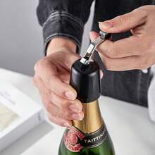 Press Down Wine Bottle Stopper, Preservation Seal, Bottle Cap, Airtight Seal - Multicolor - View 6