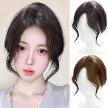 女士刘海假发，自然蓬松，增加发量，遮盖头顶 - 彩色 - 查看 2