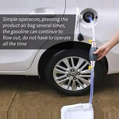 Bộ 3 dụng cụ mồi xăng bằng tay, bơm nhiên liệu bằng tay, ống dẫn nhiên liệu, dụng cụ ô tô dùng để mồi xăng, bơm nước lỏng, bóng bơm nhiên liệu bằng cao su để cung cấp nhiên liệu chân không, dụng cụ mồi xăng bằng tay.