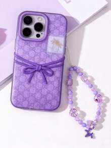 Lightweight Dog Element 1pc Dreamy Purple Iridescent Crystal Balloon Dog Phone Lanyard Beaded Bracelet Bag Charm Spring Birthday Gift - Multicolor - View 6