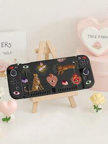 1个豹纹、眼睛、太阳图案的Switch保护壳，兼容Switch OLED屏幕和Switch主机，采用柔软的TPU材质，无需拆卸，防摔防尘，多种颜色可选，是送给Switch玩家的理想礼物，优雅清新的Switch保护壳。 - 查看 3