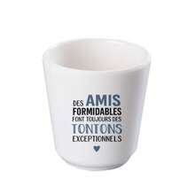 1 Melamine Water Cup, Capacity About 210ML, Printed Water Cup, Printed Ceramic Cup, Printed Tea Cup,Thanks Best Idea Gifts - White - View 11