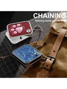 Metal Skull Push Slider Stress Relief Toy, Anti-Stress EDC Top Spinning Poker Toy, Portable Decompress Magnetic Toys, Adult Gifts, Toys & Games, Hobbies, Collectibles, Party Supplies, Creative Toys For Teens, Stress Relief Toys For Teens, Holiday Gifts, Birthday Gifts, New Year Gifts,Stress Relief Toys For Office Workers,Easter Basket Stuffers,Easter Egg Fillers,Easter Egg Stuffers,Squish,Easter Eggs,Party Favors,Easter Toys - Multicolor - View 11