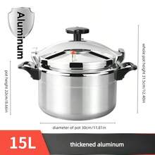 High Pressure Aluminum Alloy Pot, Large Capacity Soup Pot, Multi-Function Stew Pot, Suitable For Gas Stove, Anti-Explosion Pressure Cooker - Silver - View 17