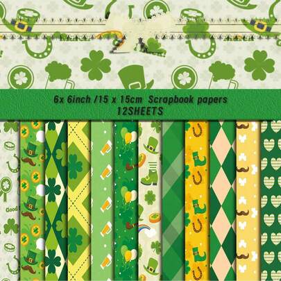 "12 Sheets Easter Themed Scrapbook Paper Pack, 6x6 Inch Assorted Craft Paper For Adults To Use In Scrapbooking Journal Decoration Card Making DIY Gift Wrapping And Holiday Decor, Vibrant Bunny Egg Chick And Floral Patterns For Adding Festive Vibes To Seasonal Craft Projects And Handmade Stationery Design, Diverse Colorful Prints For Creative Paper Crafting And Artistic Creation "