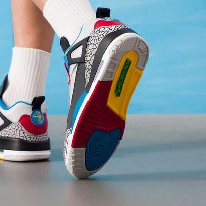  Men's JORDAN SPIZIKE LOW SE Basic Cushioned Sports Shoes, Casual Outdoor Sneakers IM7425-004