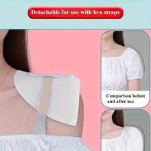 1 Pair/2 Pairs Non-Slip Shoulder Pads, Thick Foam Lining, Removable & Seamless Design For Women Jackets - Multicolor - View 10