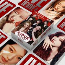 92张官方第二张专辑《REVIVE+》挑战者系列照片卡、贴纸、LOMO卡，适用于剪贴簿、手机壳、笔记本、收藏明星卡、个性化商品，将偶像风格融入您的日常生活 - 彩色 - 查看 1