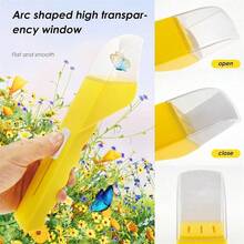 1pc Rapid Release Insect Capture Tool, Humane Insect Observation Container With Transparent Window 27cm, No-Contact Insect Catching For Nature Exploration - A - View 2