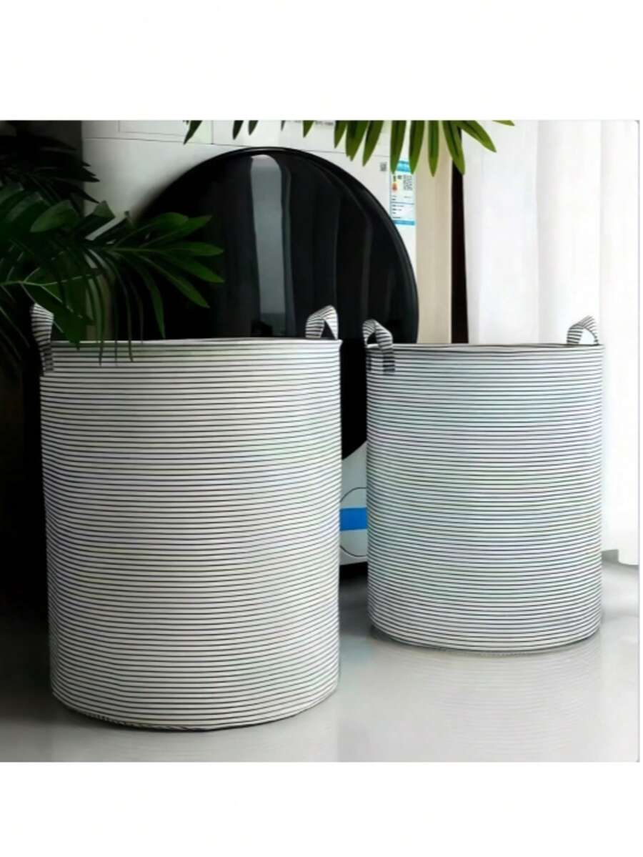 1/2pcs Upgraded Waterproof Foldable Large Capacity Laundry Basket, Can Be Used As Laundry Basket, Clothes Basket, Toy Basket, Storage Basket, Bathroom Basket, Bedroom Basket