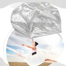 (1 Flag + Flagpole + Flag Bag) Solid Color Dance Flag, Dance Accessories, Solid Color Dance Flag, Semi-Circle Flag - Multicolor - View 5