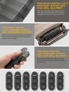 Hộp đựng thuốc di động 7 ngày (7 ngăn + 1 hộp đựng), hộp đựng thuốc, giá đựng thuốc, lọ thuốc, hộp đựng thuốc kiểu hộp kẹo, hộp đựng thuốc, hộp đựng thuốc du lịch nhiều màu có vách ngăn, để sắp xếp thuốc uống buổi sáng/trưa/tối, hộp đựng thuốc màu đen 21 ngăn, hộp đựng thuốc bằng nhựa di động. - Nhiều màu - Xem 3