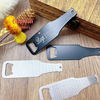 Personalized Stainless Steel Bottle Opener: Groomsmen Gift