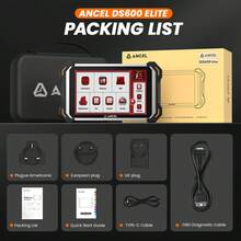 ANCEL DS600 Elite Bidirectional Scan Tool, ECU Coding Obd2 Scanner, Full System Car Diagnostic Scan Tool With 34+ Services Reset, Active Test CAN-FD, FCA Autoauth, Lifetime Free Upgrade - DS600 Elite - View 10