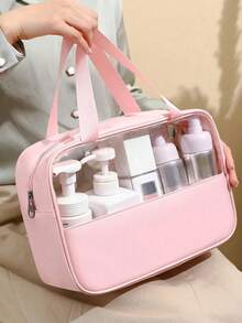 3件套防水旅行化妆包，适用于收纳洗漱用品、沐浴用品、化妆品，可手提，方便存放化妆品，适合海滩、干湿分离、游泳等场合，也适合少女使用，可作护肤包、卫生巾包等，是一款防水旅行洗漱包。 - 彩色 - 查看 24