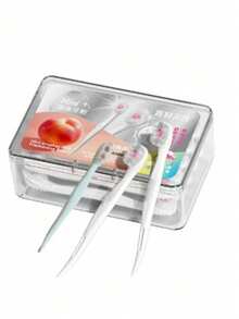 20pcs Disposable Toothbrush Set With ABS Travel Case, Portable Toothbrush, Multi-Functional Adult Travel Use, Fresh Breath, Multi-Functional Oral Care Brush Box (Hard Bristles Effectively Clean Food Residues In Teeth), Back To School Season - Multicolor - View 14