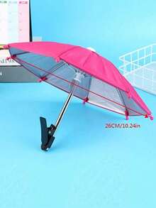 Mini Phone Sun Shade Umbrella, With Adjustable Universal Suction Cup Holder, Suitable For Phones, Kindle, Navigation Devices, Sun Protection, Glare Blocking, Travel Essential - Multicolor - View 5
