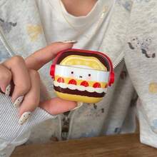 Cute Pink & Yellow Strawberry Cream Cake Expression Pro 2 Case, Compatible With Apple Pro, 3/4, Minimalist Design Compatible With Airpods 1/2, Lovely Case For Women - Multicolor - View 14