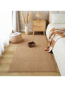 1pc Highly Absorbent Long Hallway Carpet, Low Pile Large Neutral Living Room Carpet, Home Use Rug - Multicolor - View 2