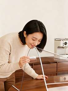 1.5mm Transparent Soft Glass PVC Round Tablecloth, Dining Table Mat, Waterproof Mat, Heat-Resistant Tea Table Surface Protective Pad - White - View 7