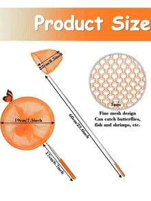 4 Packs Telescopic Butterfly Fishing Nets - Butterfly Catcher Catching Insect Net Colorful Outdoor Tools Catching Bugs Fish Insect Ladybird - Multicolor - View 2