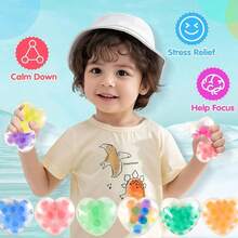 58 quả bóng bóp mini, bóng giảm căng thẳng nhiều màu sắc, bóng hình trái tim, bóng đồ chơi, bóng giảm áp dùng để bỏ vào túi quà, quà tặng Giáng sinh, Ngày lễ tình nhân, quà tặng tiệc tùng, quà sinh nhật, đồ bỏ vào túi quà, kiểu dáng và màu sắc ngẫu nhiên. - yêu - Xem 6