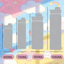 TYESO Children's Thermal Bottle, 600-1200ml, Made Of  And Healthy Stainless Steel, . Portable Thermal Bottle For School, Ideal For Children. Keeps Drinks Hot For 12–24 Hours And Cold For Up To 24 Hours. Can Be Used As A Thermal Container For Drinks, Snacks, Sweets, And Hot Soups. Essential For Back To School, Suitable For School, Sports, Travel, And Everyday Use. Water Bottle For School. Party Favors For Women, Personalized Party Favors, Orange. - 橘子 - 查看 3