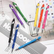 8 Pack Ballpoint Pen 2 - In - 1 Stylus Retractable Metal Stylus Pens Screens With Stylus Tip, 1.0 Mm Black Ink - 8 PACK - View 7