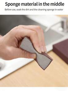 10pcs Nano Sponge Magic Eraser, Emery Rust Remover Cleaning Sponge Brush For Kitchen Pots And Pans - Magic Eraser - View 10