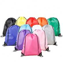 1pc Lightweight Drawstring Bag - Vibrant Soccer Themed Design, Durable Polyester Backpack, Nylon Sports Bag, Travel & Yoga Cinch Backpack, Gym Storage Bag, Outdoor Camping Travel Organizer Bag, Lightweight Design, One-Touch Closure To Prevent Mess, Suitable For Men & Women, Perfect For American Football Fans, Outdoor Sports And Leisure Activities, Sports Drawstring Backpack | Sports Design | Lightweight Backpack, Soccer Accessories, Sports Accessories, Sports Goods - Multicolor - View 2