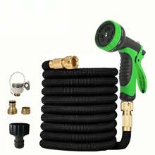 25FT-150FT Expandable Magic Hose, Multifunctional Adjustable Car Wash Water Gun, Watering And Pet Shower Tools - A - View 12