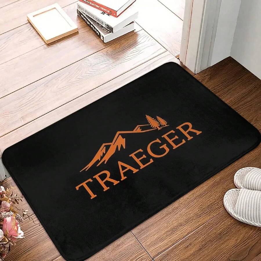 Traeger Pellet Grill Smoke BBQ Essential Non-Slip Doormat Floor Mat Carpet Rug For Kitchen Entrance Home Bedroom Footpad Mats - 1PC - 查看 1