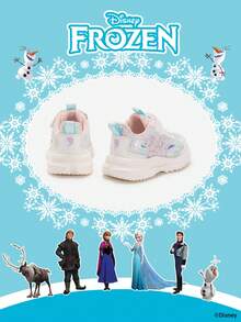 Disney Authorized Collaboration With Frozen | A Pair Of  Children's Sports Shoes, Including  Princess Sports Shoes, Anna Princess Sports Shoes, And Arendelle Princess Sports Shoes, Suitable For Daily Holiday Sports And Outdoor Wear. Comfortable, Slip Resistant, Wear-Resistant, And Breathable To The Soles Of The Feet (Children's Sports Shoes, Children's Shoes, Girls' Shoes, Girls' Shoes) - Pink - View 3