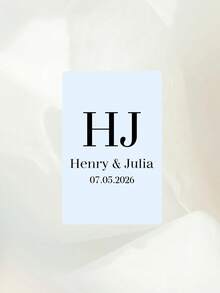 Personalized Wedding Guest Book Alternative , Customize Text,Custom Wedding Playing Cards , Personalized Wedding Deck , Custom Printed Keepsake , Bridal Shower Favor - Multicolor - View 20