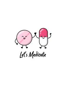便携式“Medicane”印花药盒，可爱胶囊图案，防潮药品收纳盒，分格旅行药盒，男女通用口袋大小日常药盒，可重复使用，可存放维生素、药品和保健品，旅行必备 - 彩色 - 查看 14