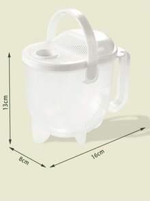 1 máy rửa gạo tự động - Dễ dàng làm sạch gạo, rổ lọc gạo lưới mịn, nấu ăn lành mạnh - Dụng cụ nhà bếp - Một kích thước phù hợp với tất cả - Xem 5