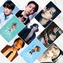 55张STB男团LOMO卡“ARIRANG”“Dynamite”“SWIM”新系列限量版收藏品，高清双面照片，包含VvV所有成员的个人照片卡，包括柾国、智旻等，K-Pop明星周边，粉丝必备，高清收藏照片卡，全息卡，粉丝应援必备 - 彩色 - 查看 9