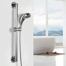 28-32mm Shower Head Holder Bracket Replacement Universal Adjustable Bathroom Shower Hose Riser Rail Sliderdll - Silver - View 6