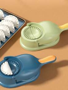 2-In-1 Dumpling Skin Maker, Creative Dumpling Machine, DIY Dumpling Maker, Manual Dumpling Machine, Suitable For Kitchen, Holiday Parties, Dumpling Skin Mold, Dough Press, Dumpling Press, Kitchen Supplies, Kitchen Tools - White - View 9